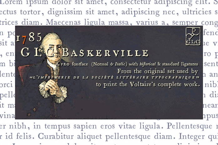 1785 GLC Baskerville Family Font
