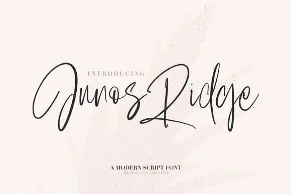 Ridge Script Font