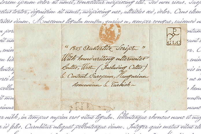 1805 Austerlitz Script Font