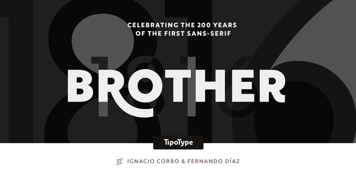 Brother 1816 Font
