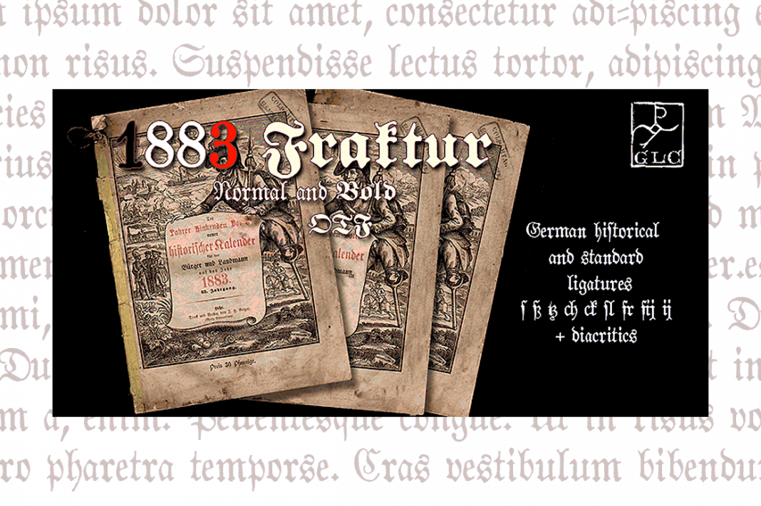 1883 Fraktur Font