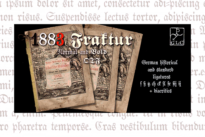 1883 Fraktur Font