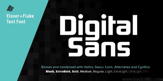 Digital Sans Font