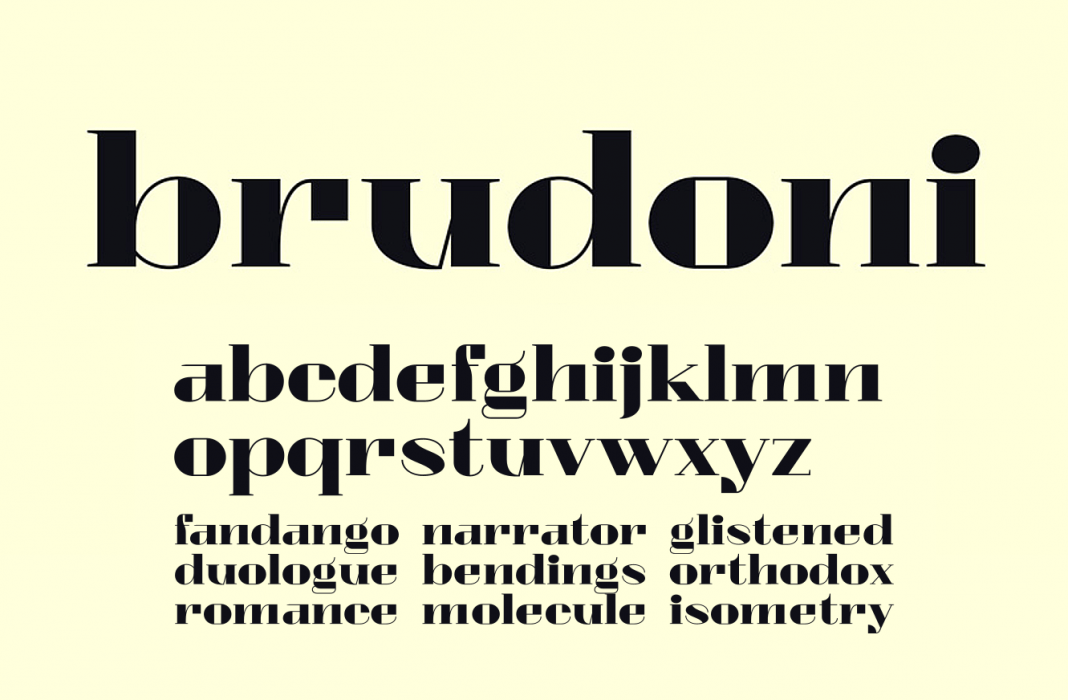 Brudoni Font