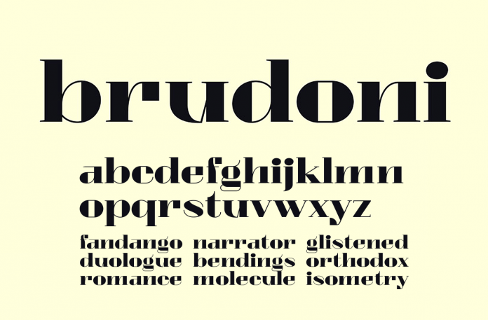 Brudoni Font