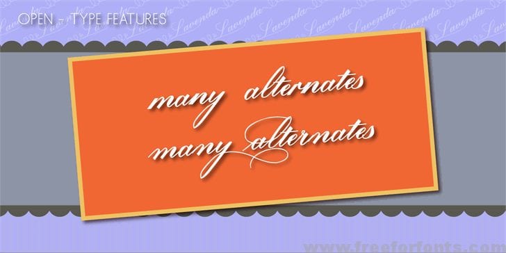 Lavenda Demo – Free For Persona font Free Download