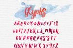 Amelian Script Typeface Font