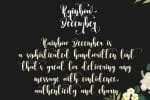 Rainbow December Script Font