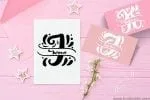 Split Letter Name Font