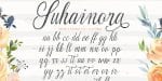 Suhainora Script Font
