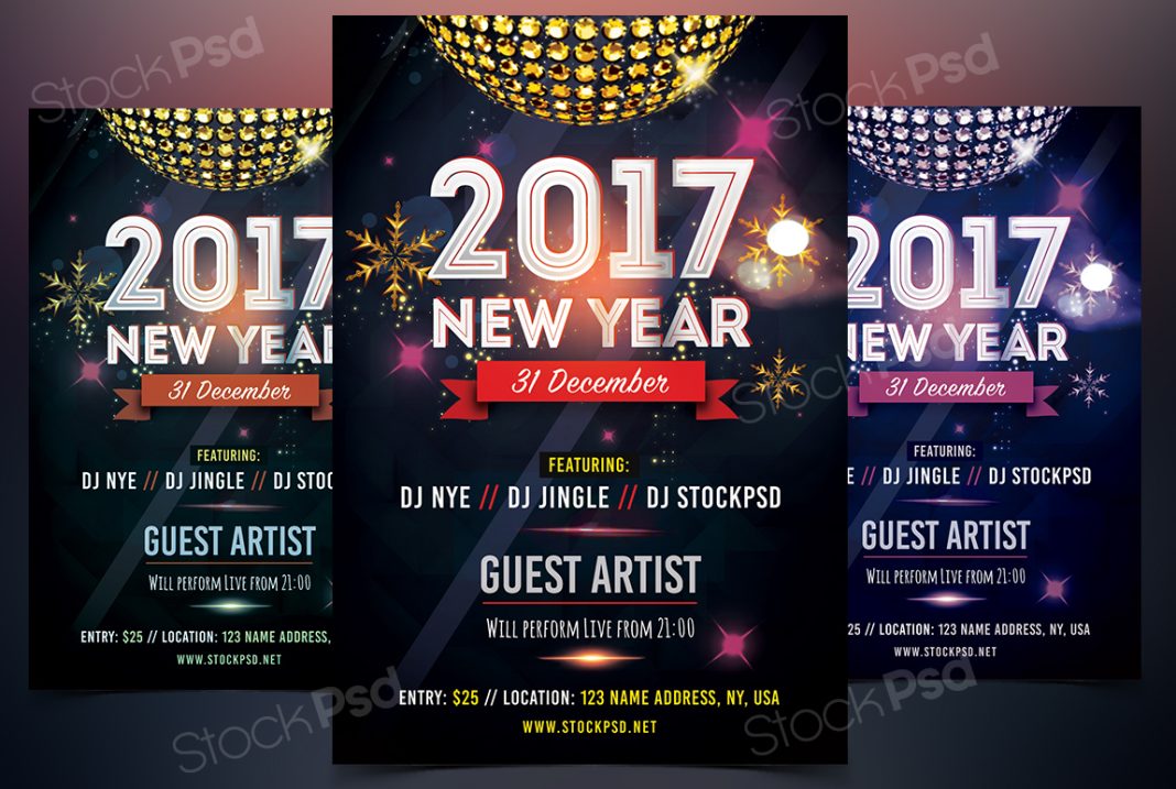 2017 New Year Flyer