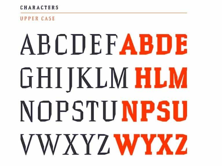 Typeface Hammerhead Free