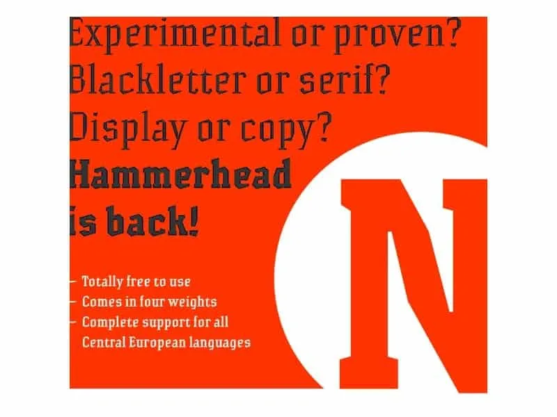 Typeface-Hammerhead02