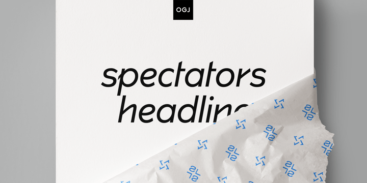 Spectators Headline Font Family
