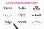 Gimme Everything Font Bundle Free Font