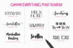 Gimme Everything Font Bundle Free Font