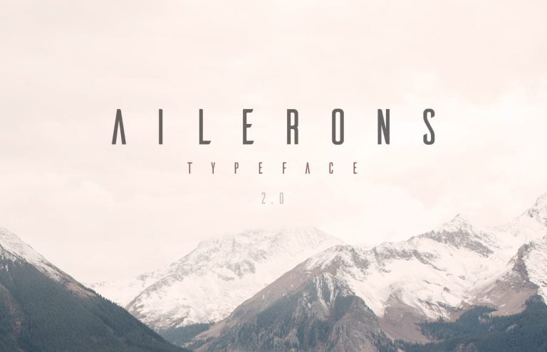 Ailerons Font Free Download
