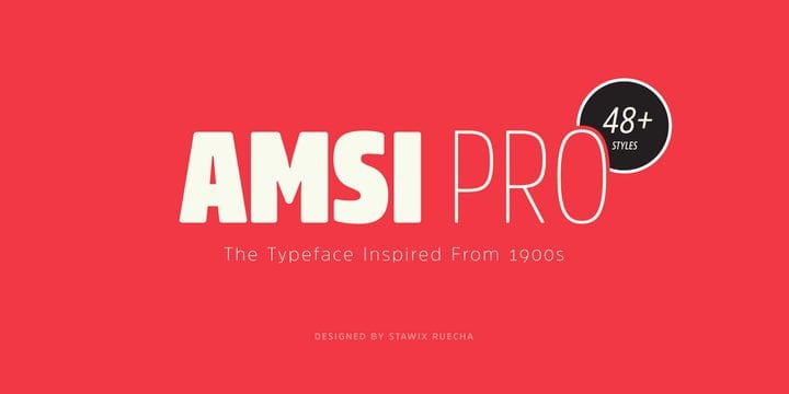 Amsi Pro Font Free Download