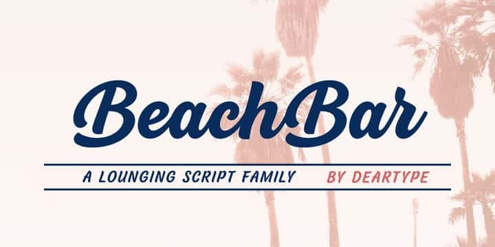 BeachBar Font Free Download