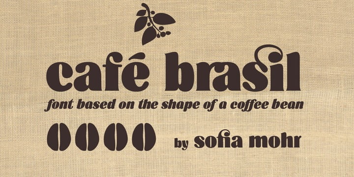Cafe Brasil Font Free Download