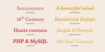 Garibaldi Font