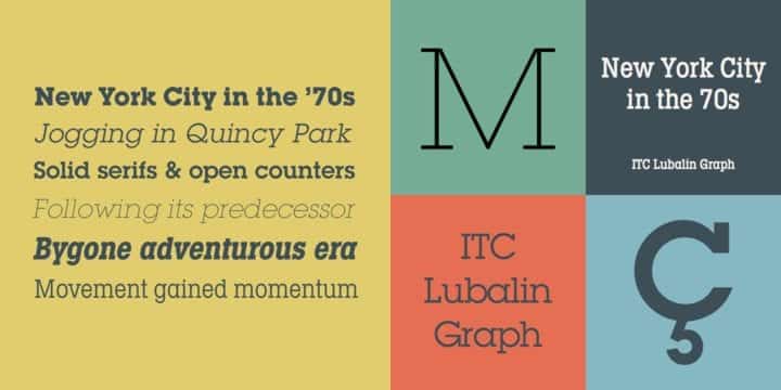 ITC Lubalin Graph Font Free Download