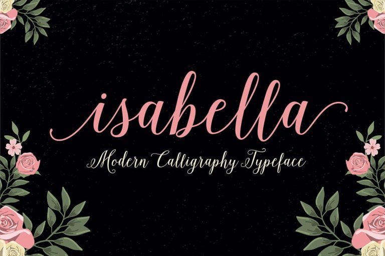 Isabella Script Font