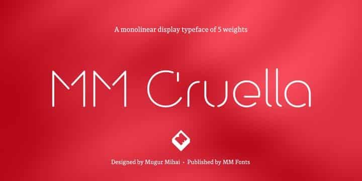 MM Cruella Font Free Download