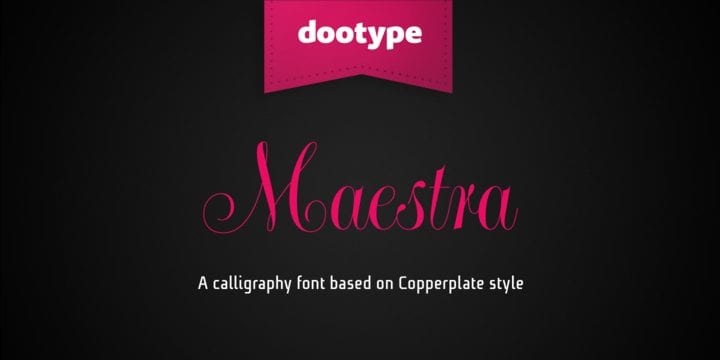 Maestra Font Free Download