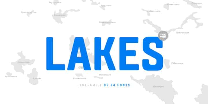 TT Lakes Font Free Download