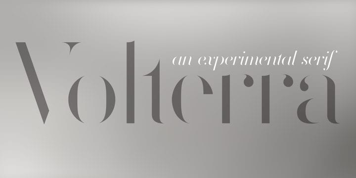 Volterra Font Free Download