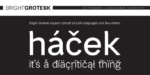 Bright Grotesk Font