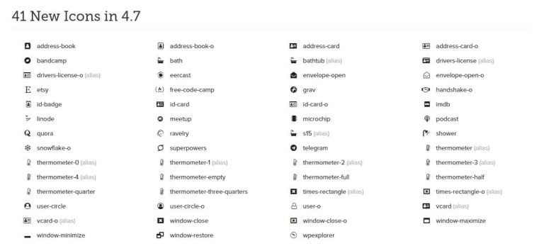 font awesome icons Free Download