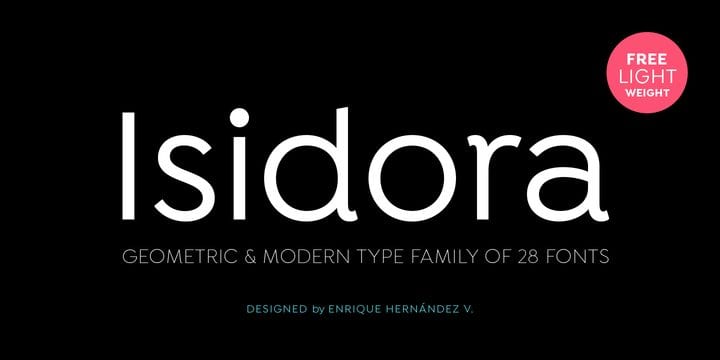 Isidora Font Free Download