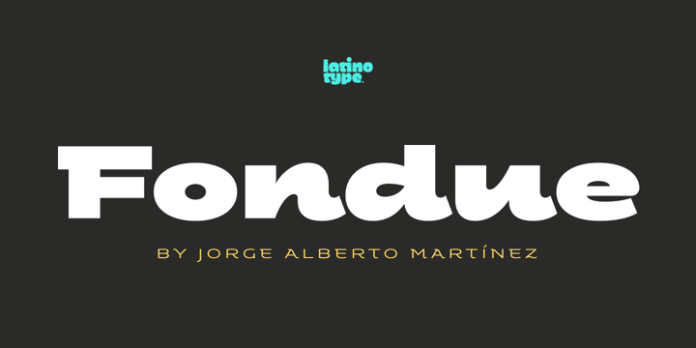 Fondue Font Family Fondue Font Family