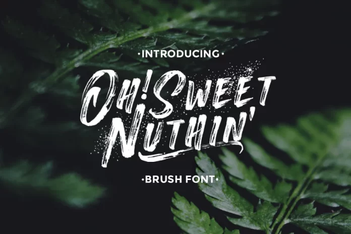 Oh!SweetNuthin Handcrafted Font