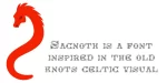 Sacnoth Font