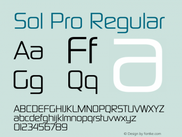 Sol Pro Font