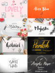 47 Professional Handcrafted Fonts
