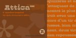 Attica Font