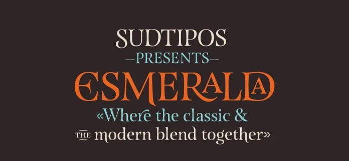 Esmeralda Pro Font