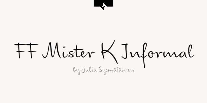 FF Mister K Font