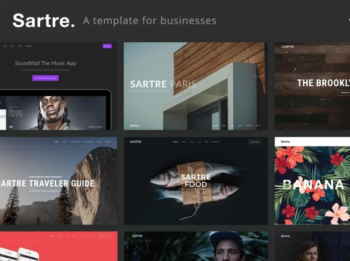 Sartre - Creative Multipurpose HTML Template