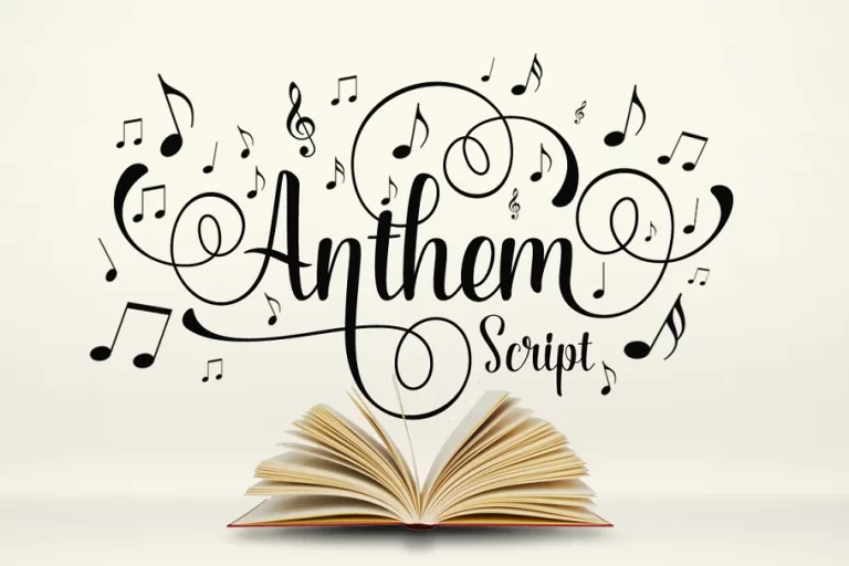 Anthem Script Font