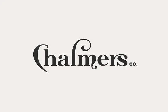 Chalmers Type Font