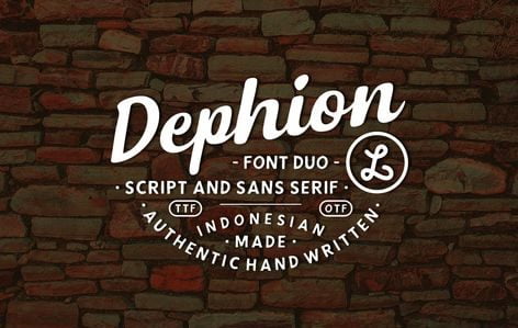 Dephion Font