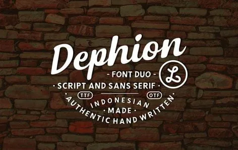 Dephion Font