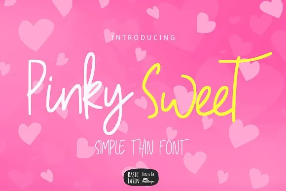 Pinky Sweet Font