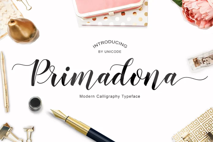 Primadona Script Font