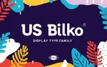 US Bilko Semi Slab Display Font